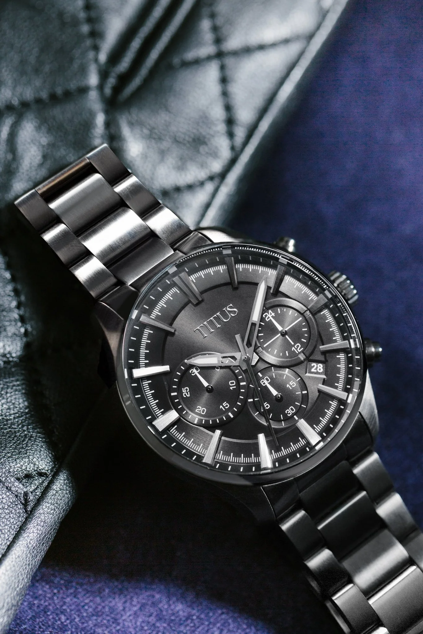 SOLVIL ET TITUS SABER W06-03082-016 CHRONOGRAPH QUARTZ MEN WATCH - Image 6