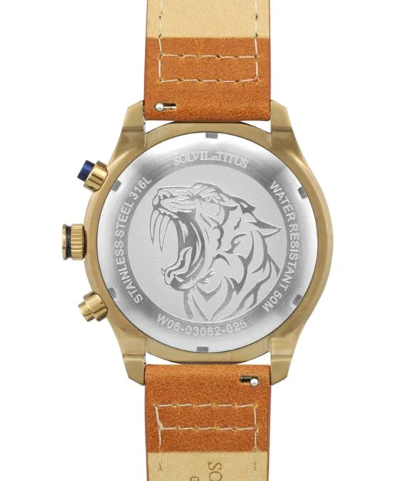 SOLVIL ET TITUS SABER W06-03082-025 CHRONOGRAPH QUARTZ MEN WATCH - Image 3