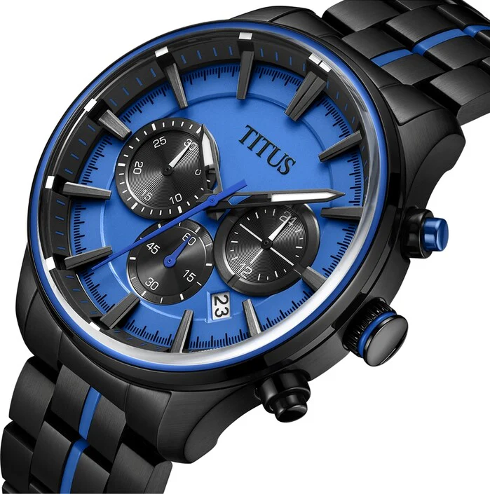 SOLVIL ET TITUS SABER W06-03282-004 CHRONOGRAPH QUARTZ MEN WATCH - Image 2
