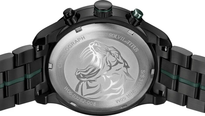 SOLVIL ET TITUS SABER W06-03282-008 CHRONOGRAPH QUARTZ MEN WATCH - Image 3