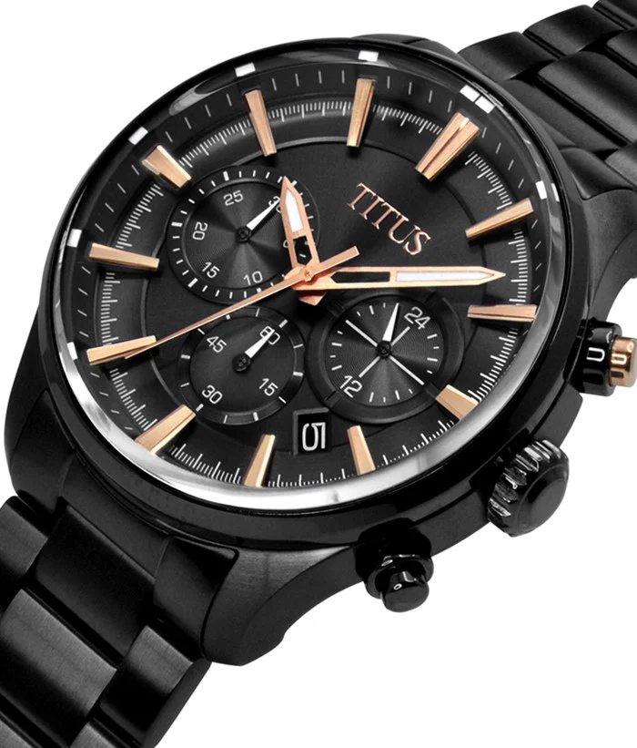 SOLVIL ET TITUS SABER W06-03286-008 CHRONOGRAPH QUARTZ MEN WATCH - Image 2