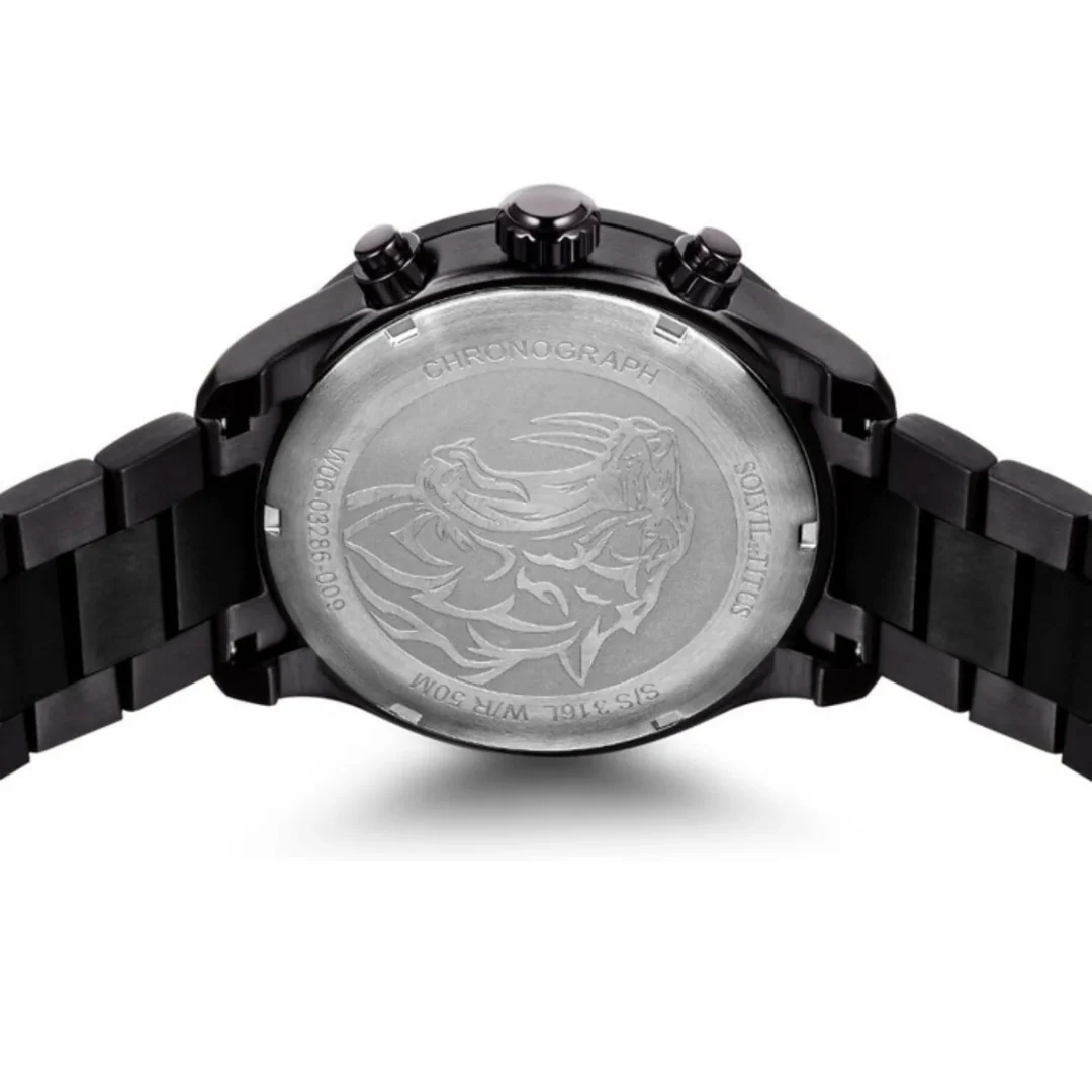 SOLVIL ET TITUS SABER W06-03286-009 CHRONOGRAPH QUARTZ MEN WATCH - Image 3