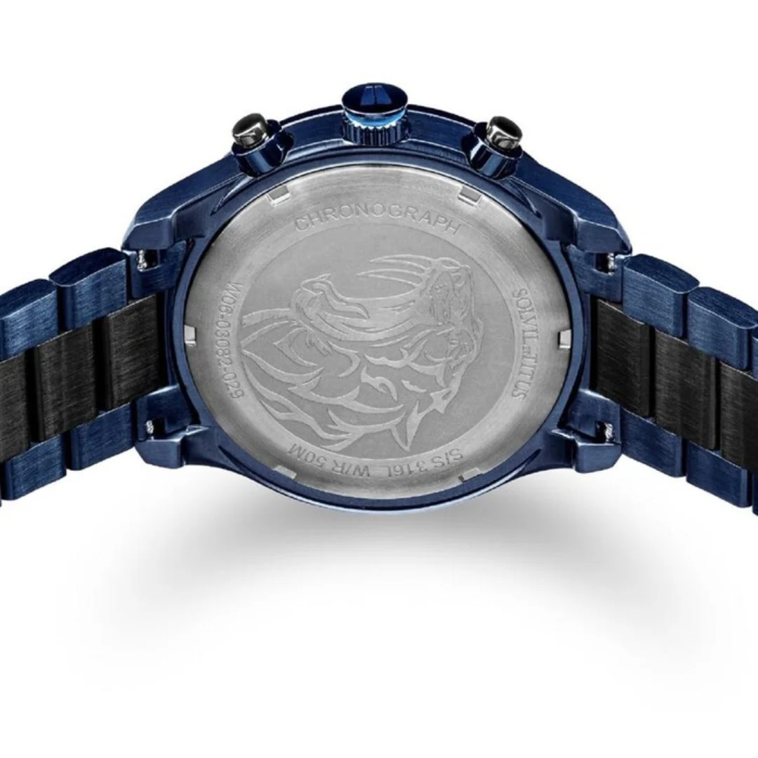 SOLVIL ET TITUS SABER W06-03287-008 CHRONOGRAPH QUARTZ MEN WATCH - Image 3