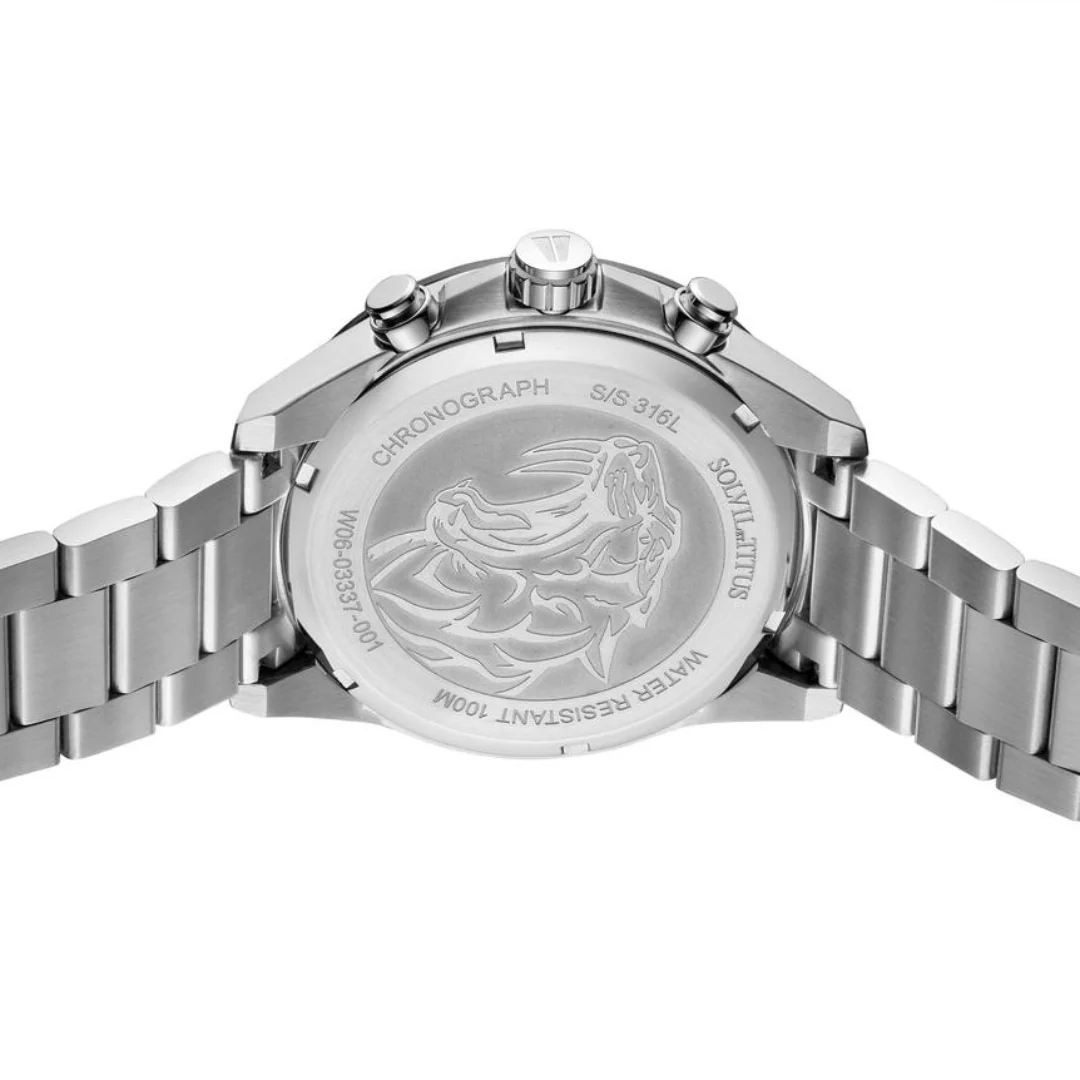 SOLVIL ET TITUS SABER W06-03337-001 CHRONOGRAPH QUARTZ MEN WATCH - Image 3