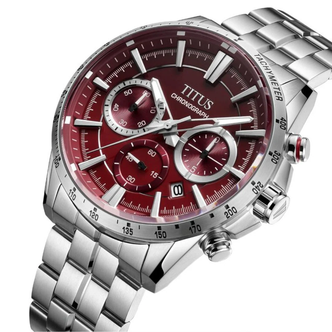 SOLVIL ET TITUS SABER W06-03337-014 CHRONOGRAPH QUARTZ MEN WATCH - Image 2