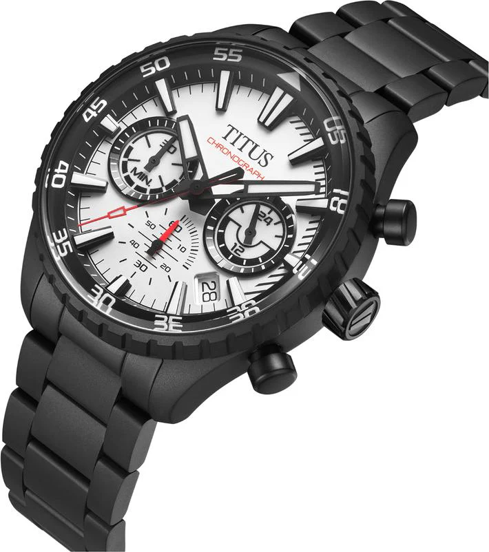 SOLVIL ET TITUS SABER W06-03364-007 CHRONOGRAPH QUARTZ MEN WATCH - Image 2