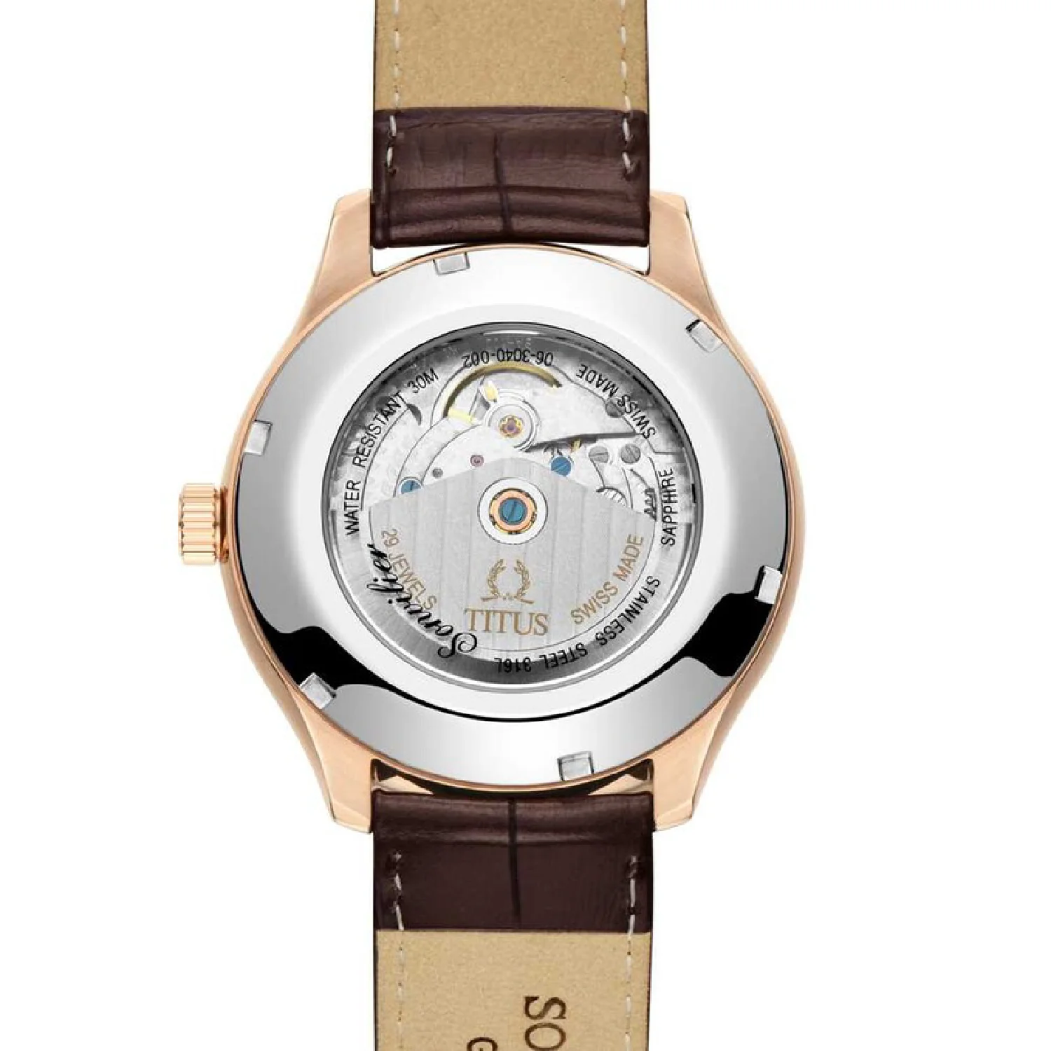 SOLVIL ET TITUS SONVILIER W06-03040-002 3 HANDS DATE AUTOMATIC MEN WATCH - Image 3