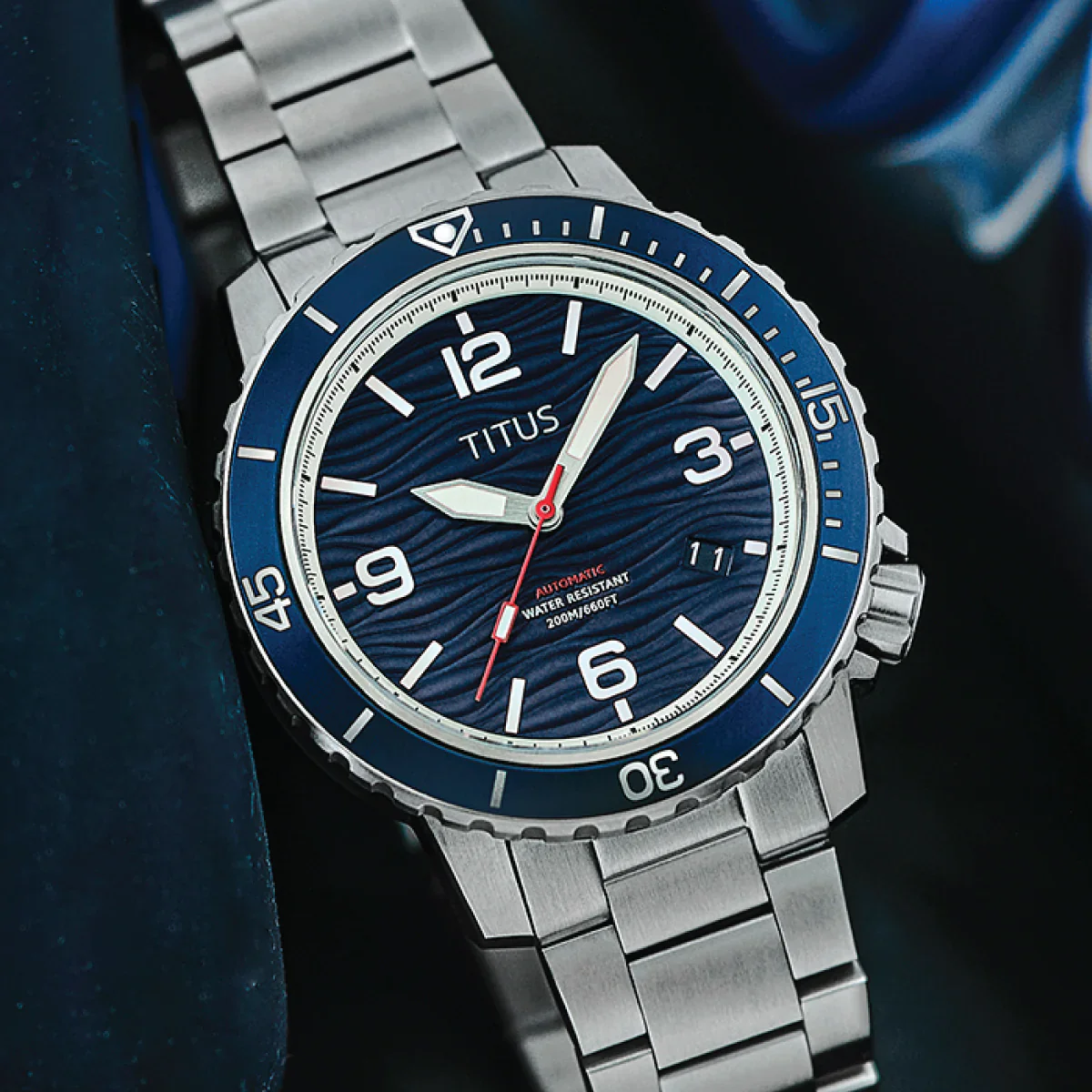 SOLVIL ET TITUS THE CAPE W06-03341-002 3 HANDS DATE AUTOMATIC MEN WATCH - Image 5