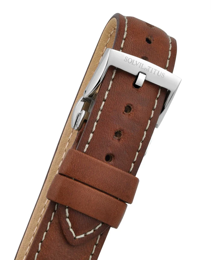 SOLVIL ET TITUS THE DAWN W06-03247-007 3 HANDS DATE MECHANICAL MEN WATCH - Image 4
