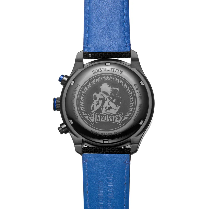 SOLVIL ET TITUS W06-03307-006 SPECIAL EDITION MUAY THAI CHRONOGRAPH WATCH - Image 3